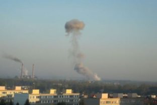 Pardubice, výbuch