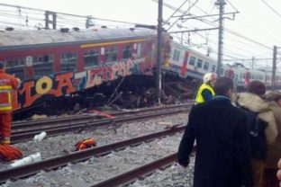 Vlak, zrážka, Belgicko