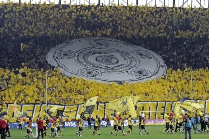 Borussia Dortmund oslavuje siedmy ligový titul