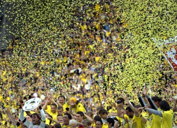 Borussia Dortmund oslavuje siedmy ligový titul