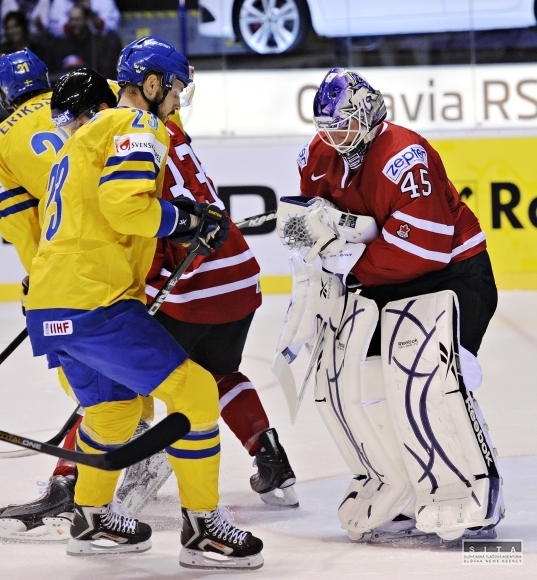 MS v hokeji : Kanada - Švédsko 3:2