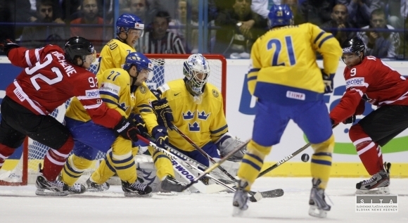 MS v hokeji : Kanada - Švédsko 3:2