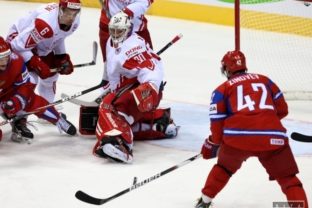 MS v hokeji : Rusko - Dánsko 4:3