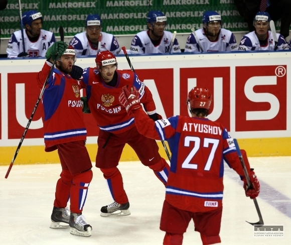 MS v hokeji : Rusko - Slovensko 4:3