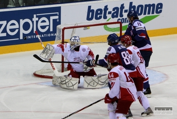 MS v hokeji : Slovensko - Dánsko 4:1