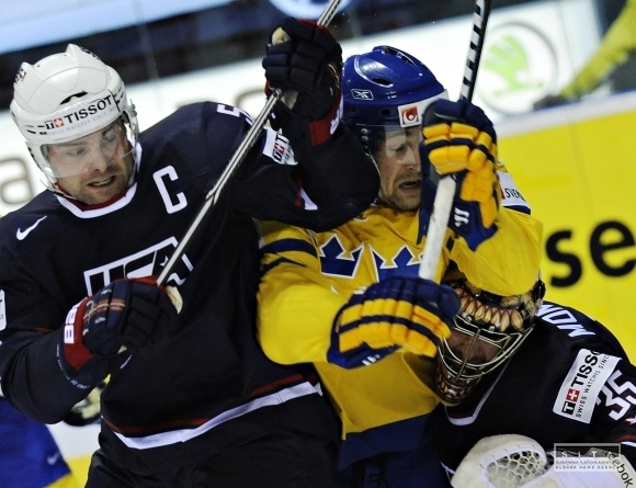 MS v hokeji : Švédsko - USA 6:2