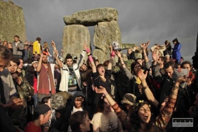 Davy privítali pri Stonehengu letný slnovrat