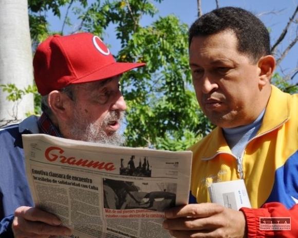 Fidel Castro, Hugo Chávez