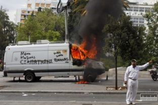 Generálny štrajk v Grécku