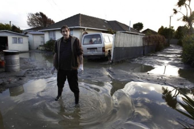 Novozélandský Christchurch po zemetrasení a násled