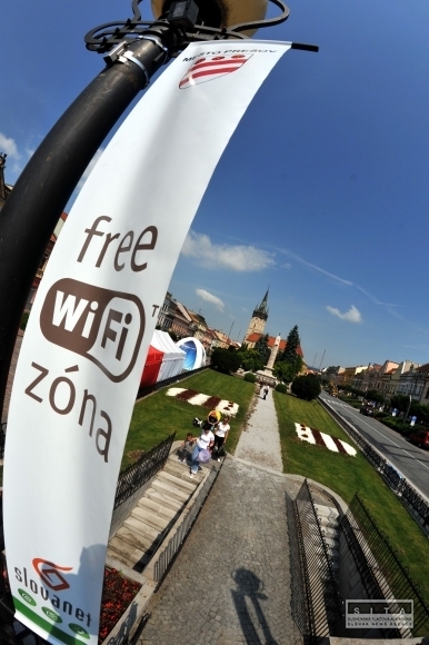 Prešov má v centre bezplatnú Wi Fi zónu