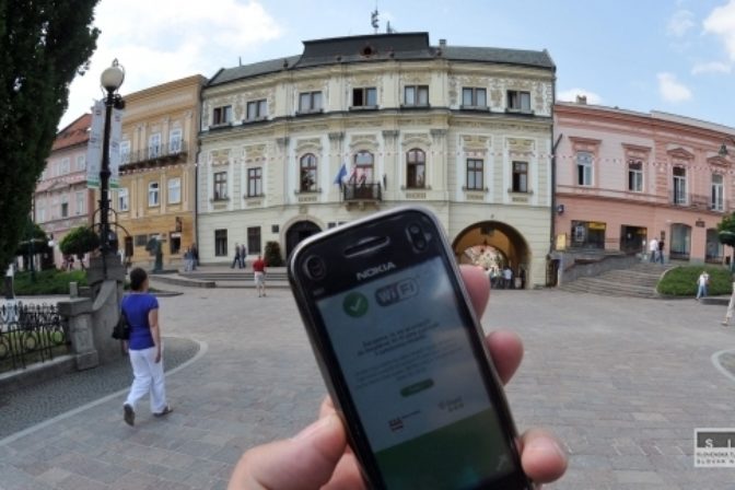 Prešov má v centre bezplatnú Wi Fi zónu