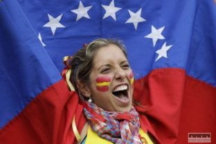 Španielska radosť počas zápasu
