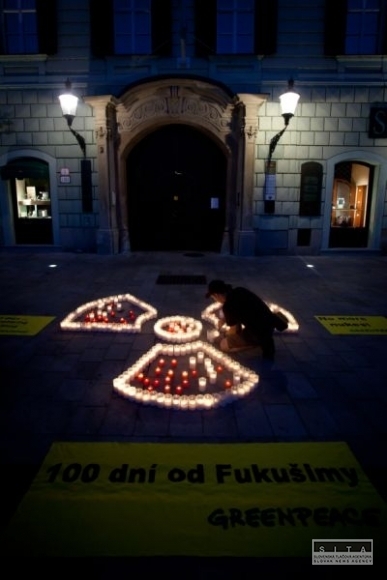 Sviecky protest jadrová energia fukušima