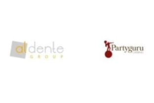 Dvojlogo ALDENTE GROUP a Partyguru CATERING