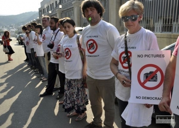 Gruzínsko, protest