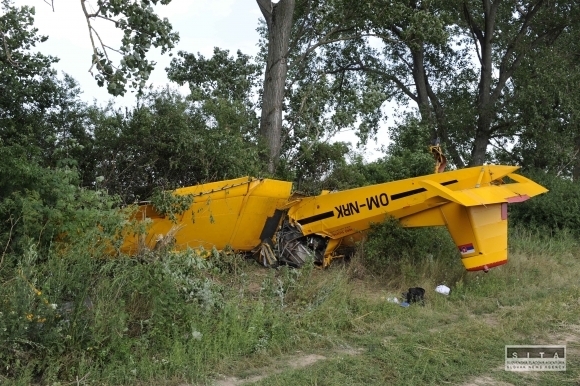 Havária práškovacieho lietadla