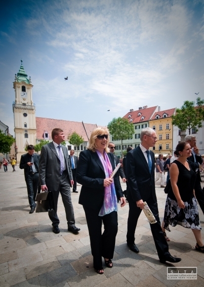 Prezident EÚ Van Rompuy navštívil Bratislavu