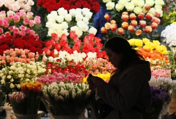 Obchod, kvety