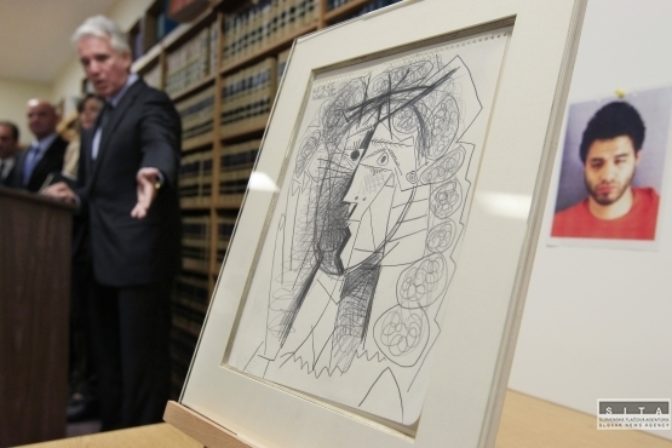 Muž, ktorý ukradol kresbu Picassa, sa k skutku pri