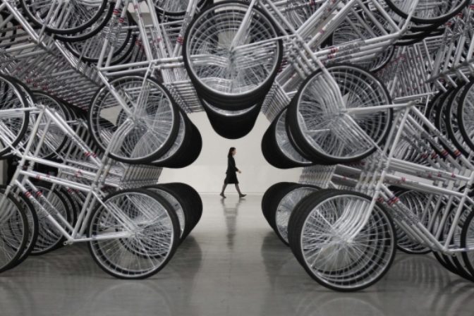 Ai Weiwei ukázal nový pohľad na bicykle