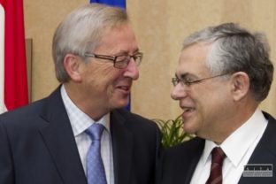 Jean Claude Juncker, Loukas Papademos