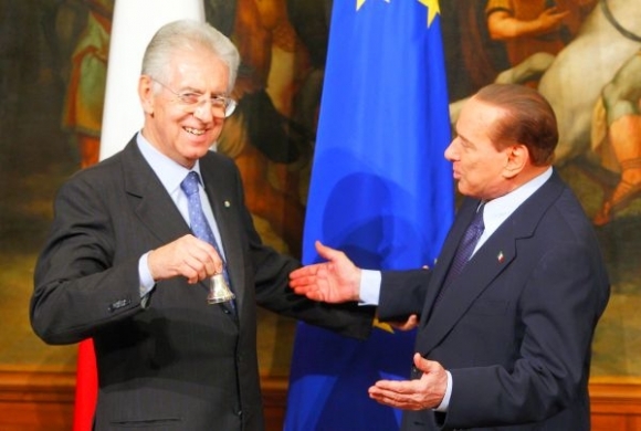 Monti, Berlusconi