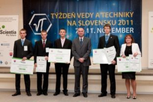 Ocenení Mladí vedci Slovenska na Scientia Pro Futu