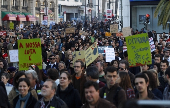 Protesty v Portugalsku