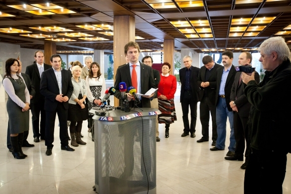 Igor Matovič predstavil kandidátku