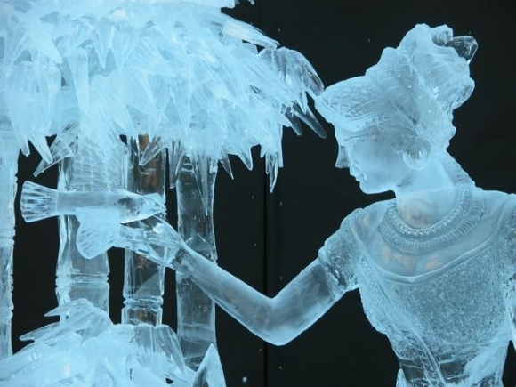 ľadová socha