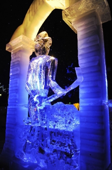 Ľadové sochy v Košiciach