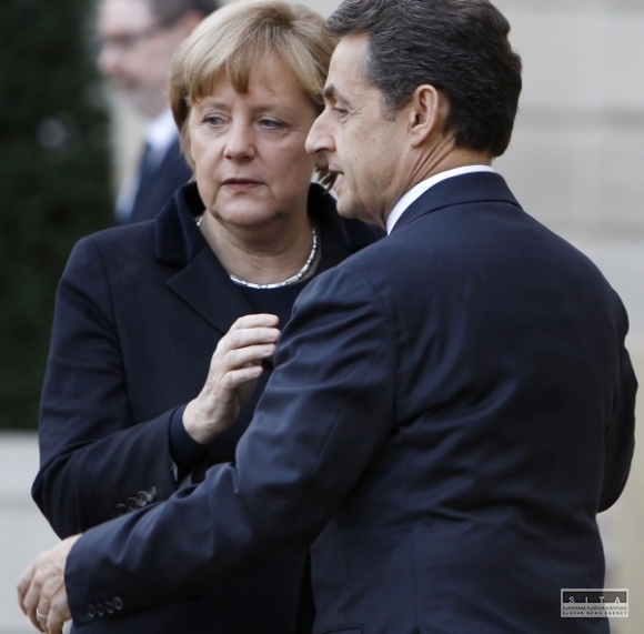 Merkelová, Sarkozy