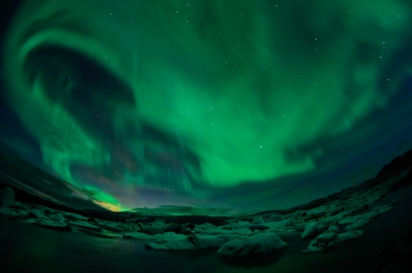 Krása polárnej žiary na Islande