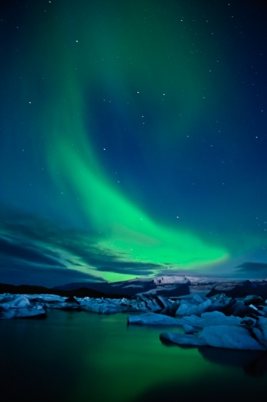 Krása polárnej žiary na Islande