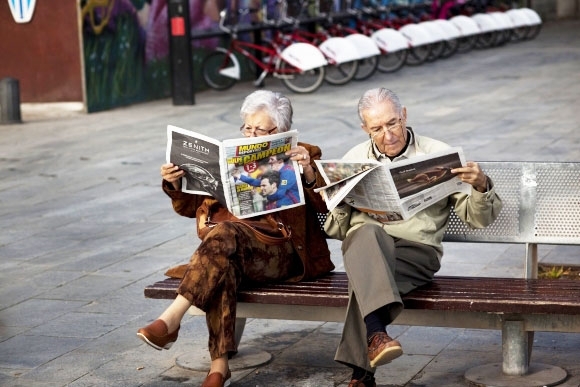 Noviny, dôchodcovia