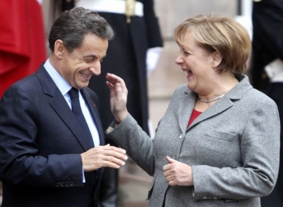 Sarkozy, Merkelová