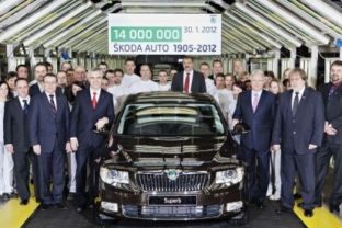 ŠKODA vyrobila 14 miliónov automobilov