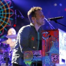 Spevák kapely Coldplay Chris Martin