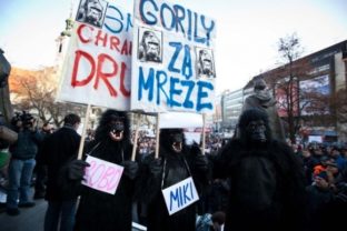 Stovky ľudí protestovali proti Gorilám