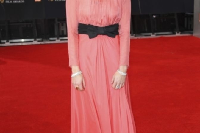 Červený koberec filmových cien BAFTA 2012