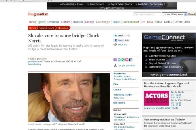 Chuck Norris preslávil Slovensko