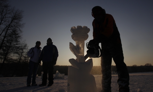 Ľadové sochy v Česku