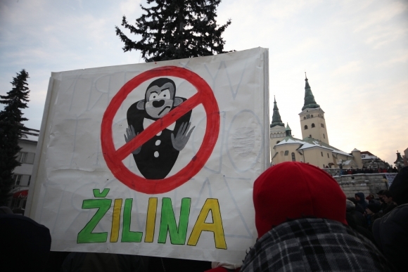 Protest Gorila v Žiline