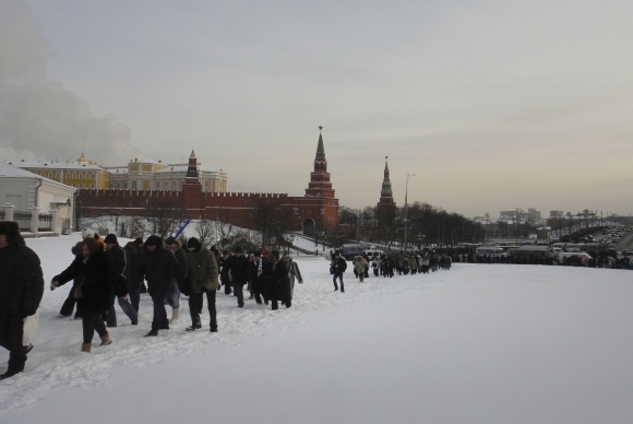 Rusi protestovali proti Putinovi