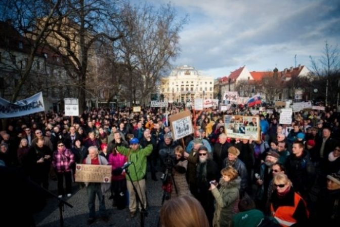 Štvrtý protest proti Gorile