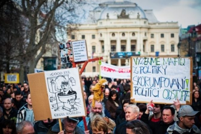 Štvrtý protest proti Gorile