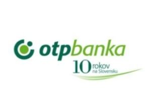 LOGO OTP banka 10 rokov