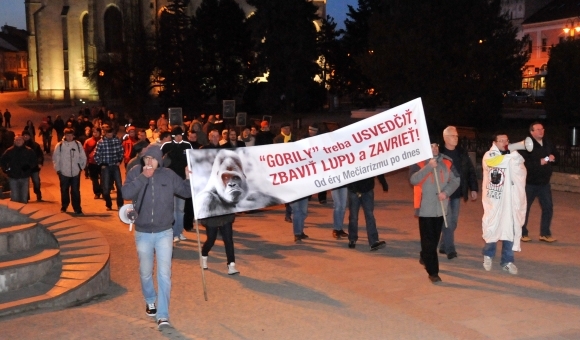 Protest Gorila v Prešove