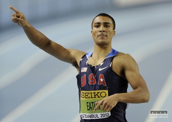 Svetový rekordér v sedemboji Ashton Eaton